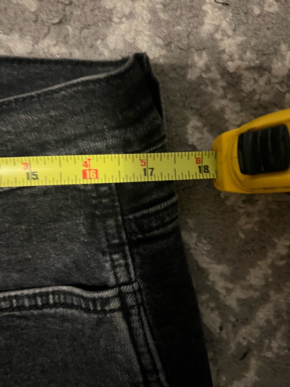 Frame le High Flare Denim Black Flare Jeans with Front Seam Detail sz 31 (L120) - Picture 9 of 12